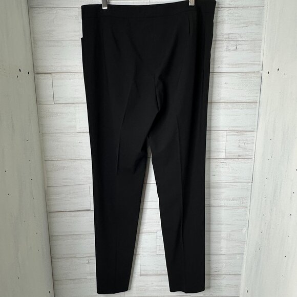 Lafayette 148 Womens Irving Pants Stretch Virgin Wool Straight Leg Black Size 10 - Picture 5 of 10